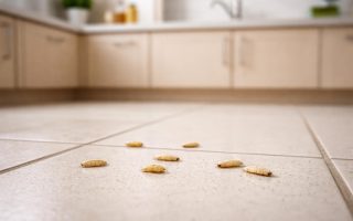sol-cuisine-asticots-cadre-domestique