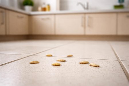 sol-cuisine-asticots-cadre-domestique