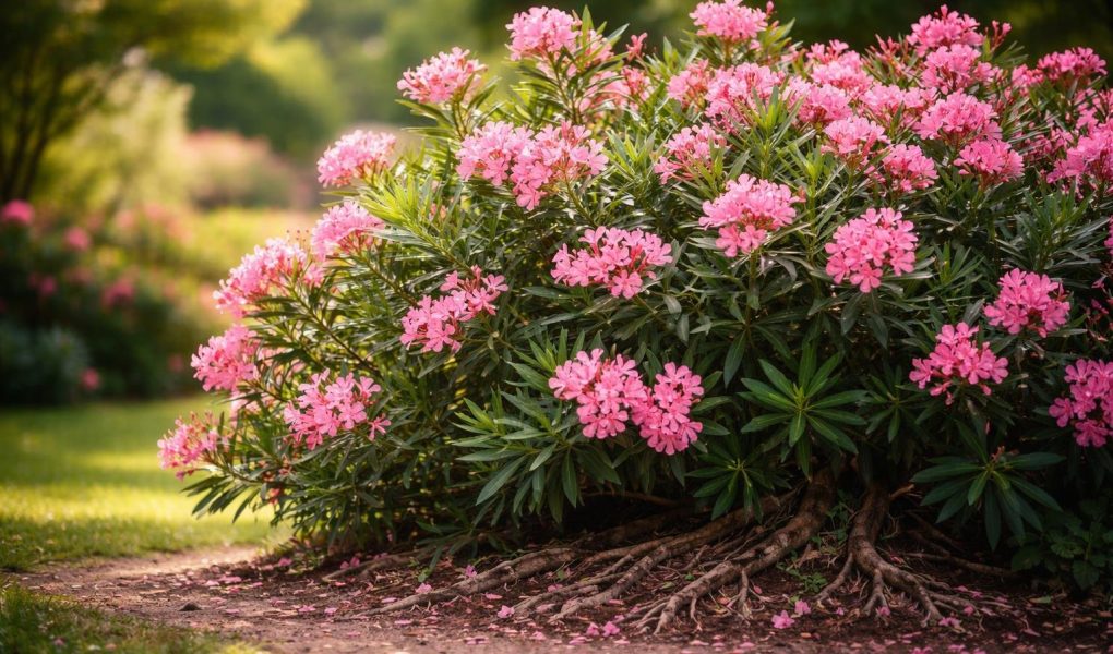 laurier-rose-fleurs-jardin-luxuriant