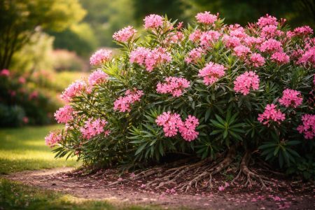 laurier-rose-fleurs-jardin-luxuriant