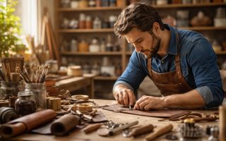 artisan-atelier-outils-materiaux-etageres