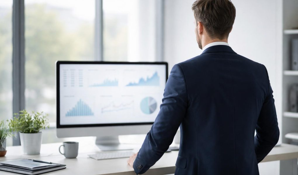 homme-bureau-moderne-graphiques-fenetre