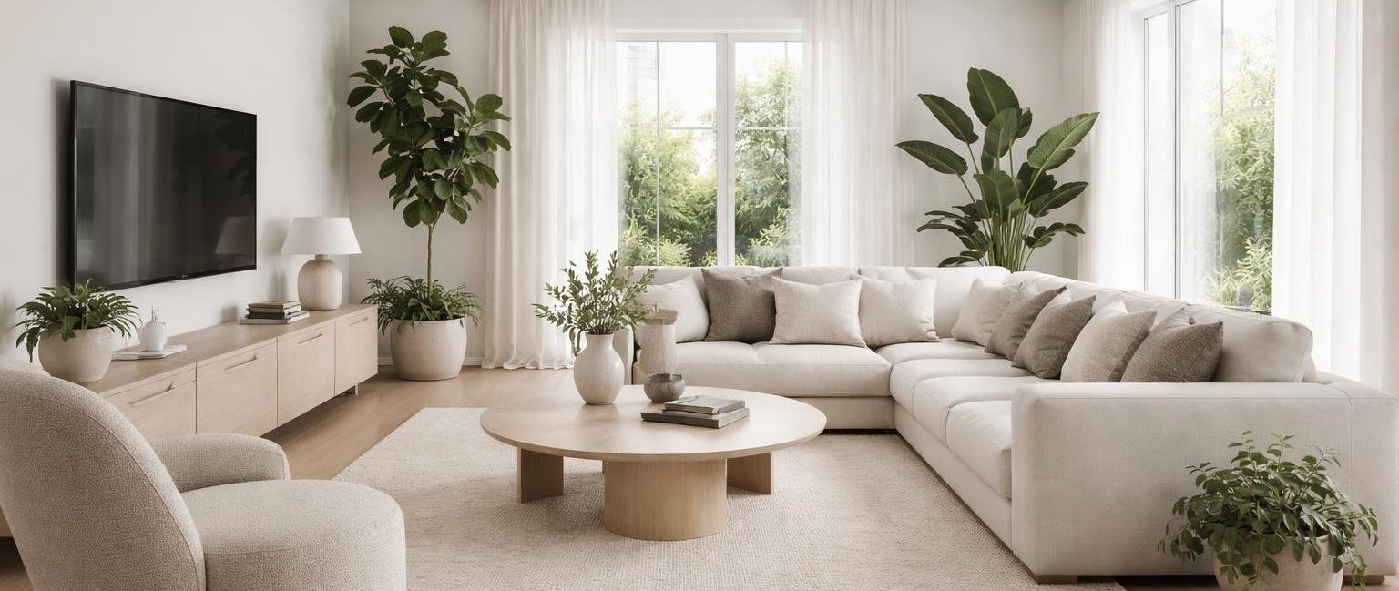 salon-moderne-meubles-plantes-lumiere