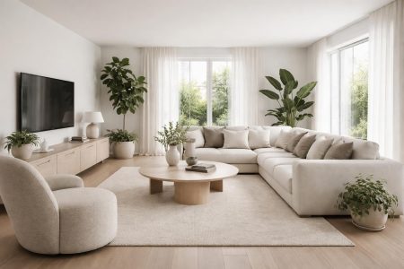 salon-moderne-meubles-plantes-lumiere